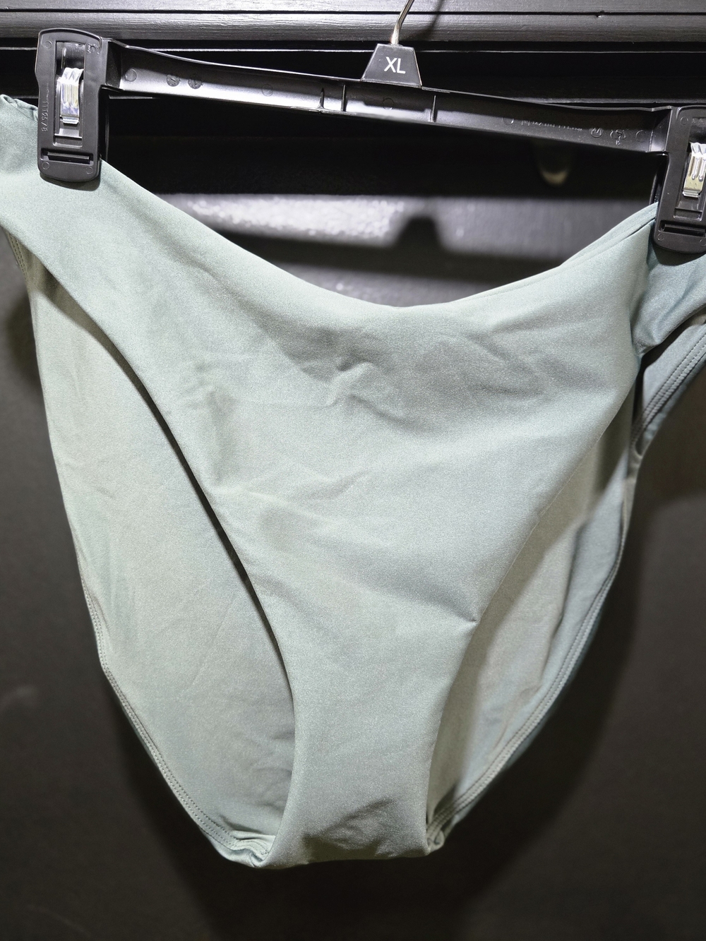 J. Crew High-Waist Bikini Bottoms in Sage Green